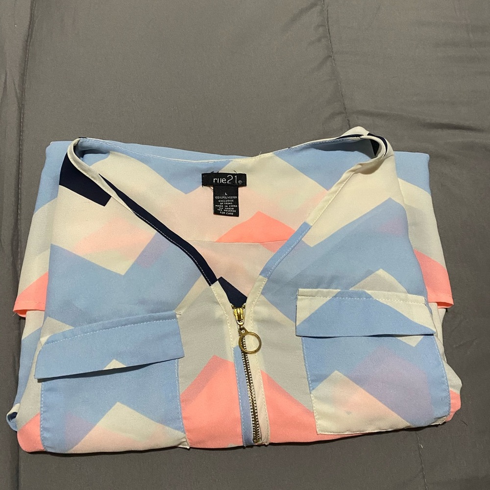Rue 21 Chevron Blouse